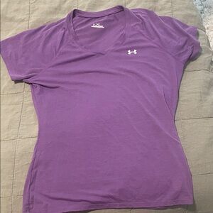 Under Armour Women's Short Sleeve Purple Tee